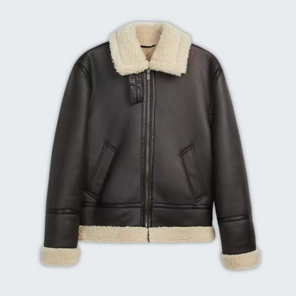 Rocky - Premium Warm Leather Jacket for Men