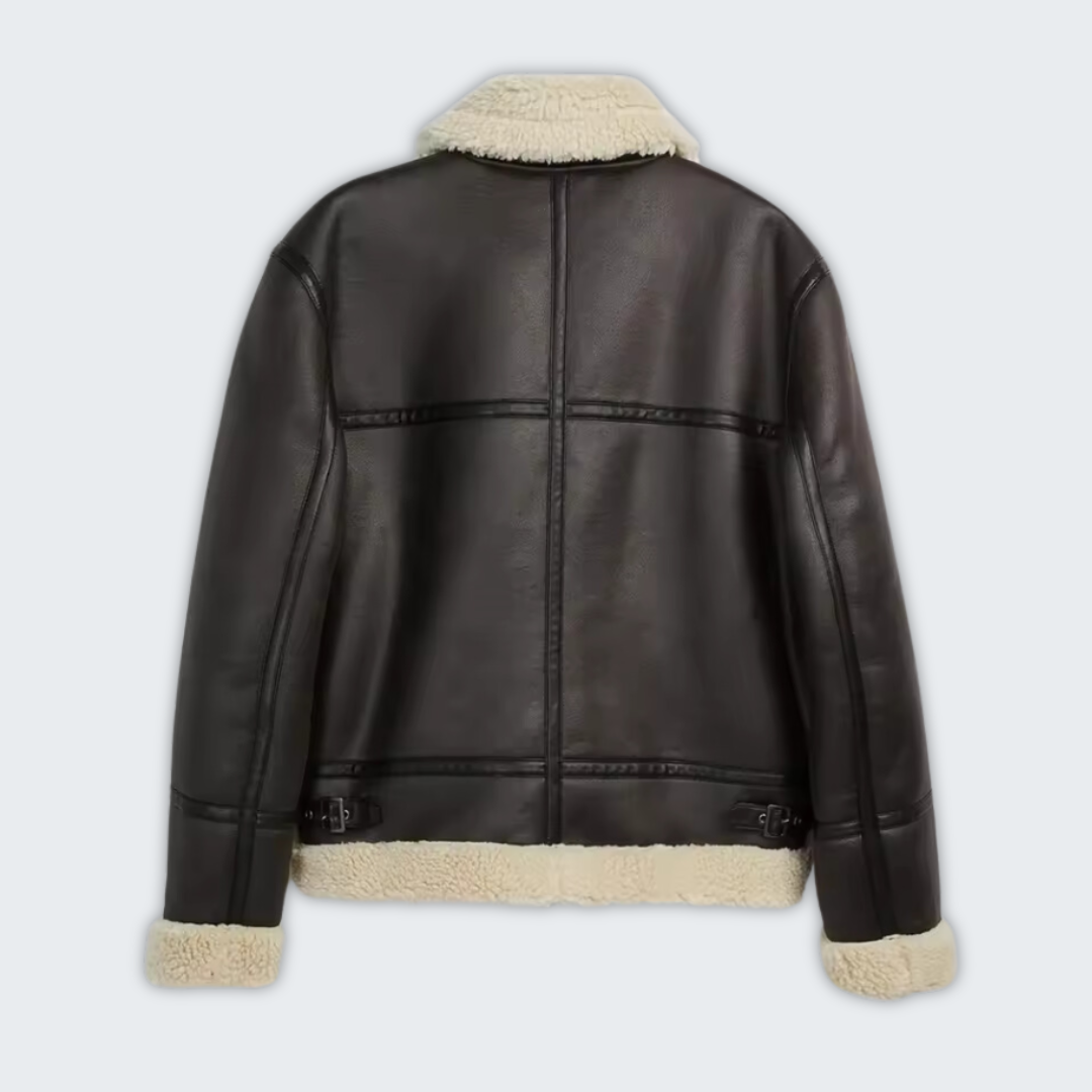 Rocky - Premium Warm Leather Jacket for Men