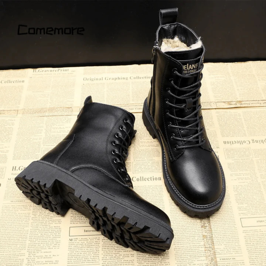 Angela™ - Lace-up boots with lined interior