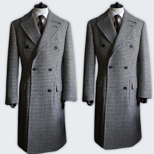 Bruno™ | Houndstooth Trench Coat